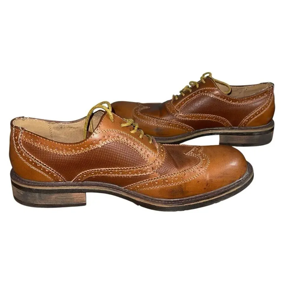Steven Madden Mens 9 Shoes Leather Oxford‎ M-Zane Wedding  Formal Corporate Work